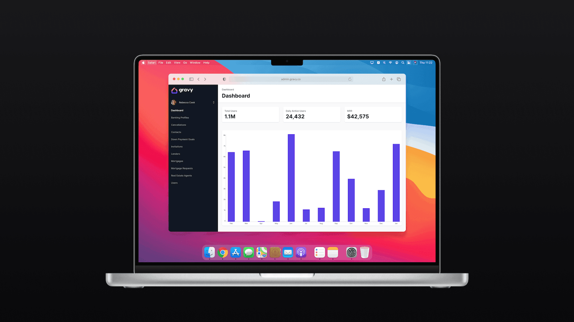 Example of client work for Gravy